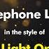 Electric Light Orchestra Telephone Line Karaoke Version From Zoom Karaoke