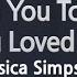 Jessica Simpson When You Told Me You Loved Me Karaoke Version