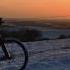 Brading Down IOW Snow MTB