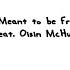 Meant To Be Free Feat Oisin McHugh