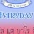 Karaoke Thaisub GOT7 갓세븐 Everyday 매일 TNTSUB