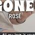 GONE ROSÉ Fingerstyle Guitar TAB Chords Lyrics