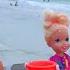 Family Beach Day Elsa Anna Toddlers Sand Play