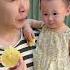 Dad Tricked The Baby Into Eating A Lemon Cutebaby Kid Children