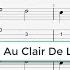 AU CLAIR DE LA LUNE Hal Leonard Guitar Method Book 1