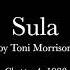 Sula By Toni Morrison Chapter 4 1922