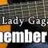 Always Remember Us This Way Lady Gaga Fingerstyle Guitar Tutorial TAB Lyrics