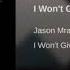 Jason Mraz I Won T Give Up 1hour Repeat