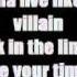 Powerman5000 Super Villain Lyrics On Screen