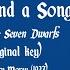 With A Smile And A Song Karaoke Instrumental Snow White And The Seven Dwarfs