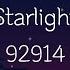 92914 Starlight 가사 Lyrics