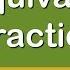 Equivalent Fractions Mathematics Grade 4 Periwinkle