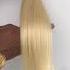 Human Hair Blond 613 Weft