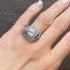 Bague Jupe Vers 1960 En Platine Et Diamant Skirt Ring From The 1960s In Platinum And Diamond