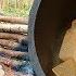 GIANT Camp Fire Hot Cross Bun Dutch Oven Saw Horse Build