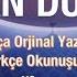 Ezan Duası Arapça Yazılışı Okunuşu Ve Türkçe Okunuşu Anlamı