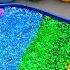 Satisfying ASMR Making Rainbow Glitter Foot Bathtub By Mixing SLIME In Rainbow Eggs CLAY Coloring