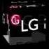 LG Example Clear Block With Logo Letters And Dark Background Blender Second Attempt