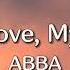 ABBA My Love My Life Lyrics