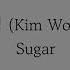 김우석 Kim Wooseok Sugar Hangul Lyrics 가사