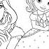 Coloring Barbie Sofia The First LOL Surprise Belle Disney Princess Christmas Coloring Pages