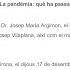 Conferència Del MHP Quim Torra La Pandèmia Què Ha Passat I Què Caldrà Fer