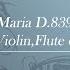 F Schubert Ave Maria D 839 Violin Flute Or Voice And Piano Piano Accompaniment