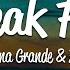 Ariana Grande Break Free Lyrics Ft Zedd