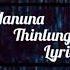 Manuna Thinlung Hliam Lyrics