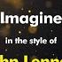 John Lennon Imagine Karaoke Version From Zoom Karaoke