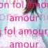 Indila Mon Fol Amour Paroles