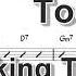 I Fall In Love Too Easily Backing Track With Sheet Music For Tenor Sax