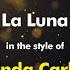 Belinda Carlisle La Luna Karaoke Version From Zoom Karaoke