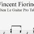 Guitar Cover Blue Canary By Vincent Fiorino With Guitar TABs