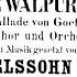 F Mendelssohn Bartholdy Die Erste Walpurgisnacht Score