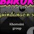 Barok Karaoke No Vocal Lyrics Moro Song By DATU Khomeini B