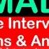 Amadeus Top Most Interview Questions And Answers For Freshers Experienced Tips Online Videos