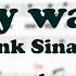 My Way Frank Sinatra Tenor Soprano Saxophone Sheet Music F Key Karaoke Easy Solo Cover