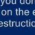 Eve Of Destruction Lyrics