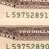 US Consecutive Serial Numbers Valuable United States 2 Bills Not Valuable