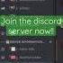 Join The Discord Server Now