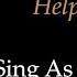 Hamilton Helpless Karaoke Sing With Me You Sing Eliza