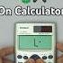 Playing Snake Game On Calculator Official Video Shorts Viral Casio