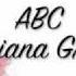 ABC Ariana Grande Lyrics Video