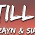 ZAYN Sia Dusk Till Dawn Lyrics