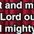 Great And Mighty Is The Lord Our God