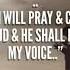 I Will Pray Cry Aloud He Shall Hear My Voice Psalms 55 16 17 Thought For The Day Dec 20 2018