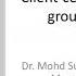 Lect6 OCT530 Client Centred Group For Occupational Therapy