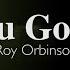 You Got It Roy Orbison Acoustic Karaoke