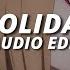 Holiday Lil Nas X Tiktok Version Edit Audio